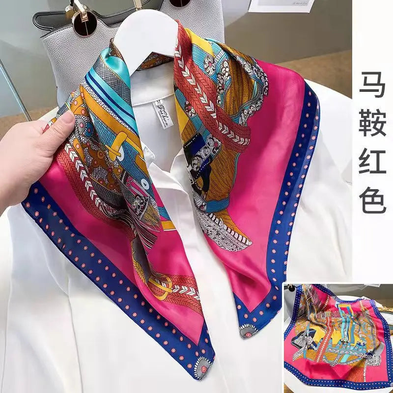 2025 Luxury Silk Shawl Square Scarf
