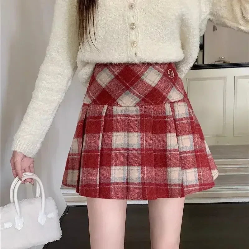 Vintage Kawaii süße koreanische Mode Miniröcke