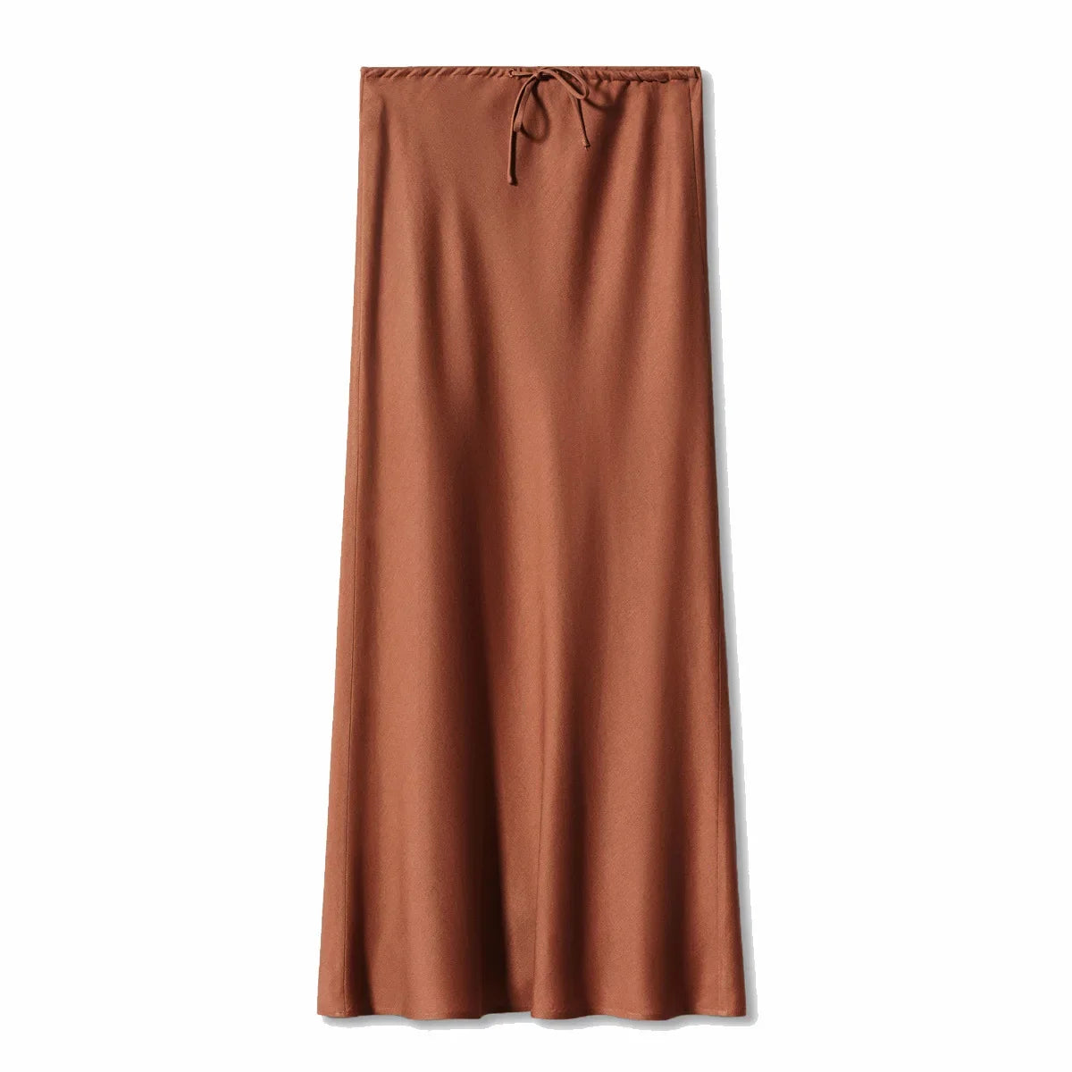 High Waist Skirts for Women Temperament Elegant Black Satin Skirt Classics Versatile Slim Long Skirt
