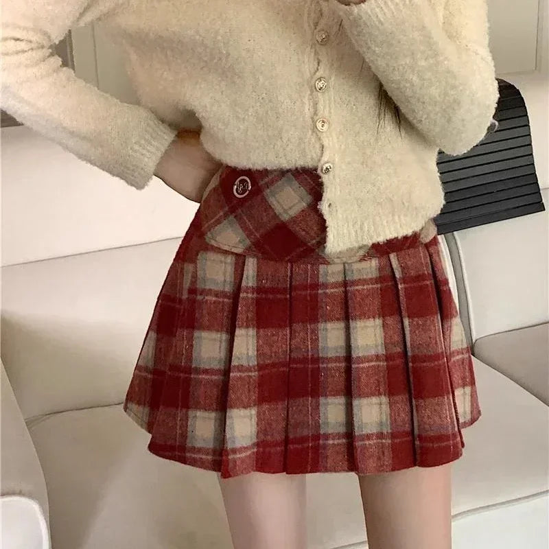 Vintage Kawaii süße koreanische Mode Miniröcke
