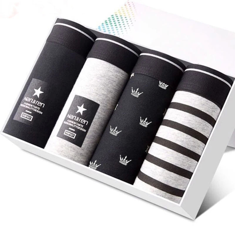 Neue sexy Baumwoll-Boxershorts für Herren