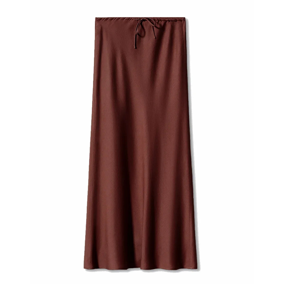 High Waist Skirts for Women Temperament Elegant Black Satin Skirt Classics Versatile Slim Long Skirt