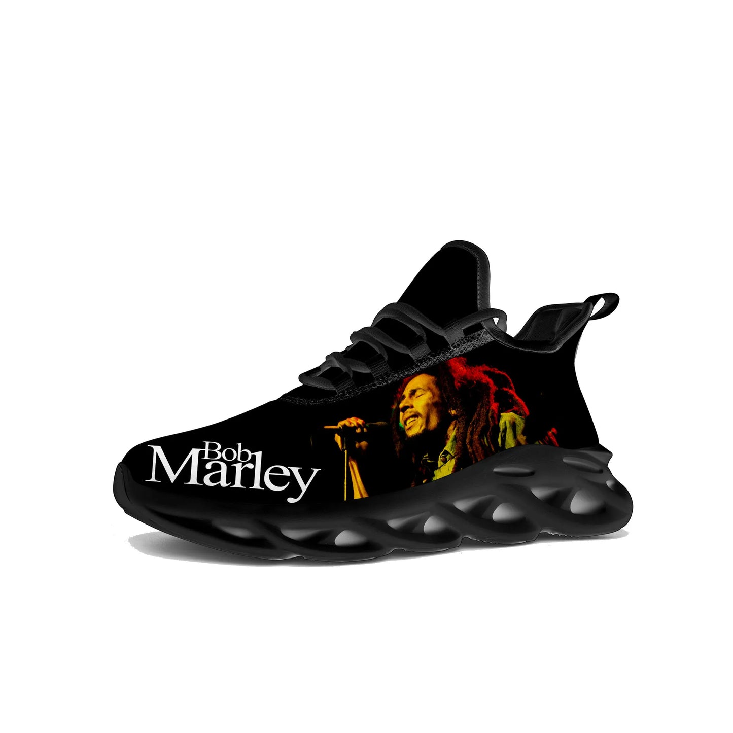 Reggae Rock Music Star Bob Marley Flats Sneakers