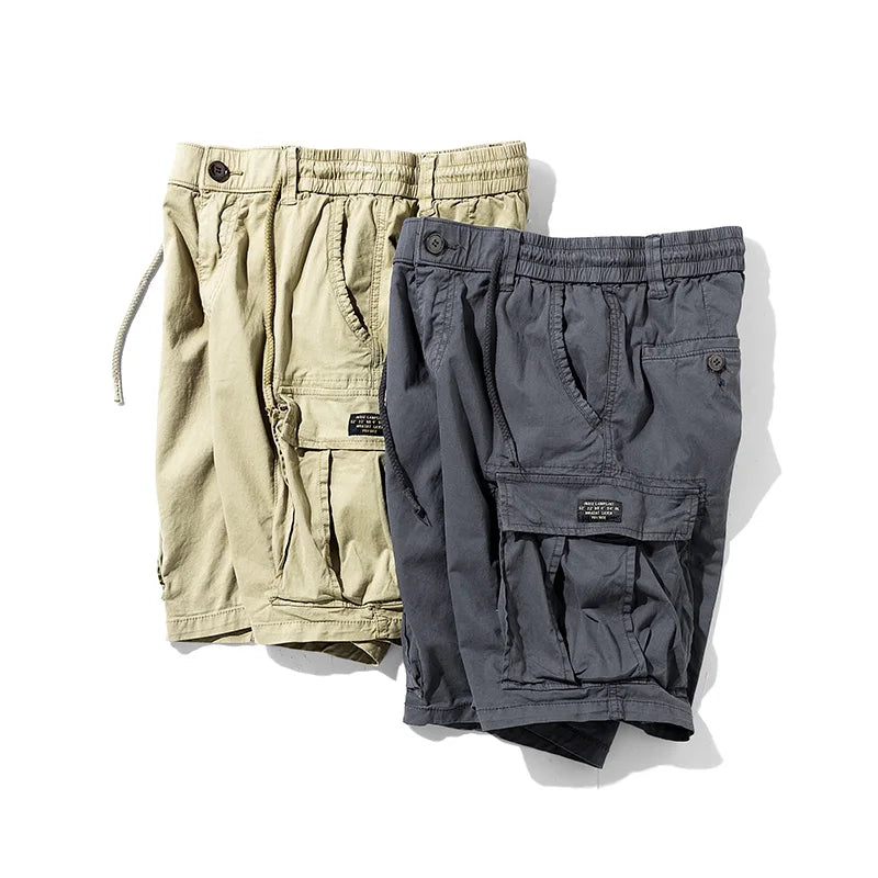 Summer Men Cargo Multi Pocket Shorts
