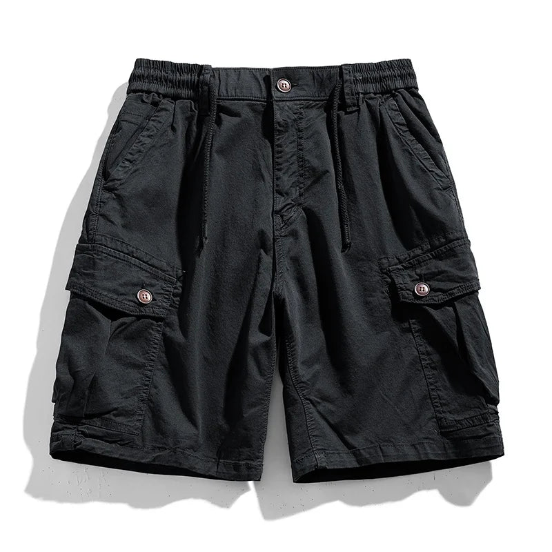 Summer Men Cargo Multi Pocket Shorts