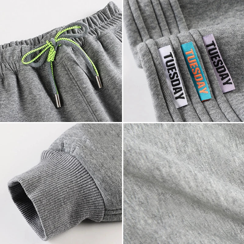 Autumn Casual Boys Loose Striped Pattern Long Style Trousers