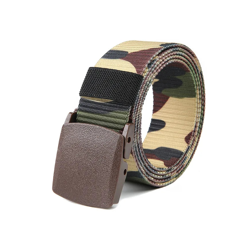 Men's Automatic Buckle Nylon Belt