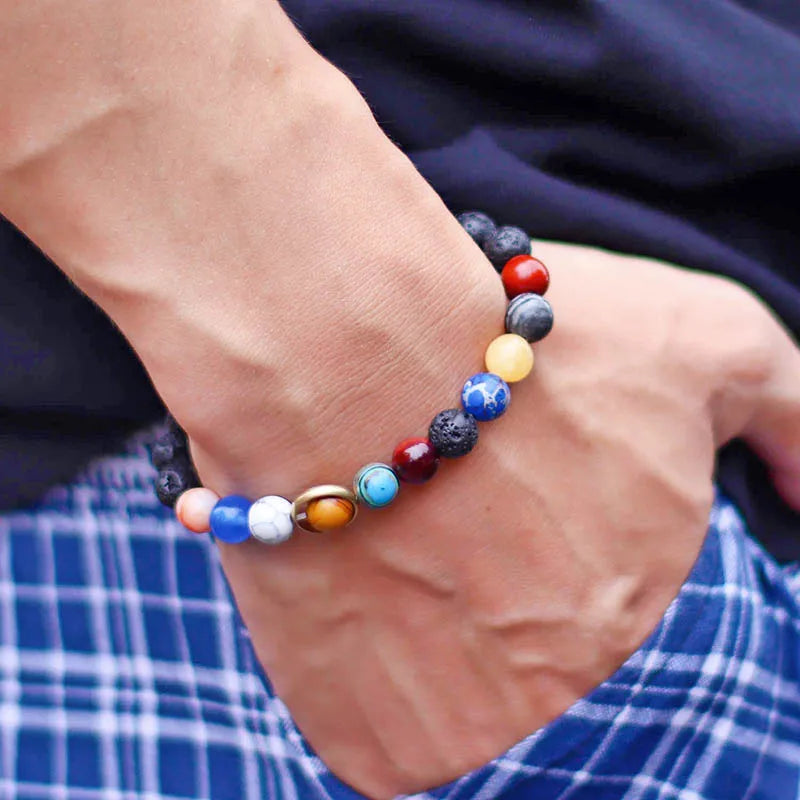 New Unique Eight Planets Bracelet