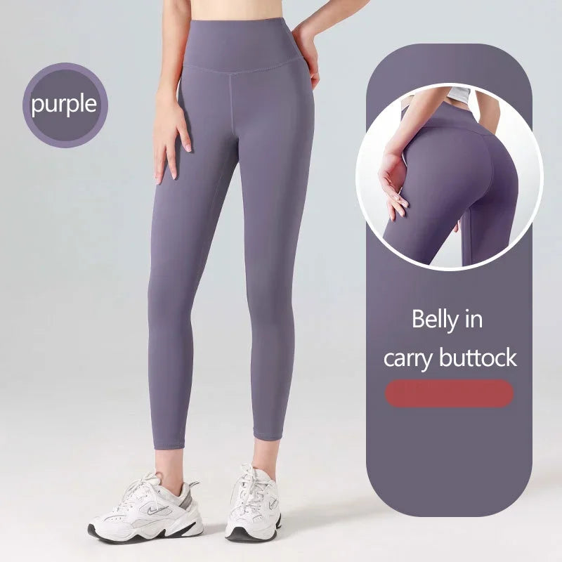Seamless Yoga Pants High Waist, Sport Fitness Female Legging