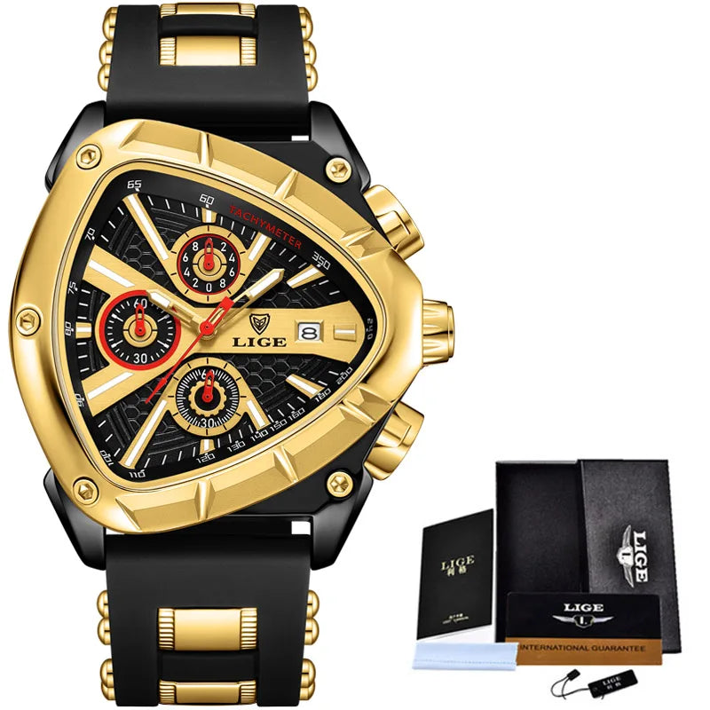 Neue modische Militär-Silikonuhr