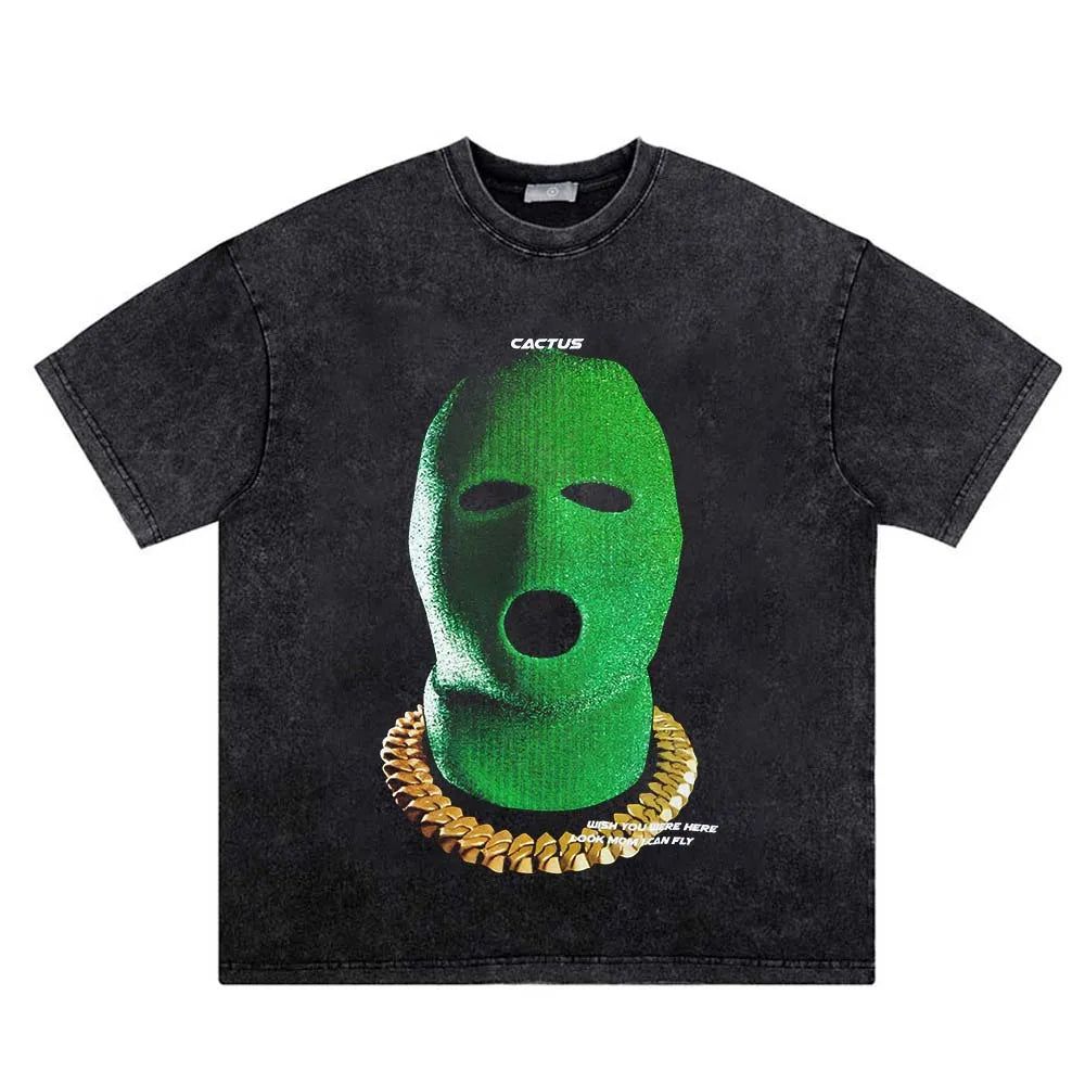 Übergroßes T-Shirt für Männer im Harajuku-Stil