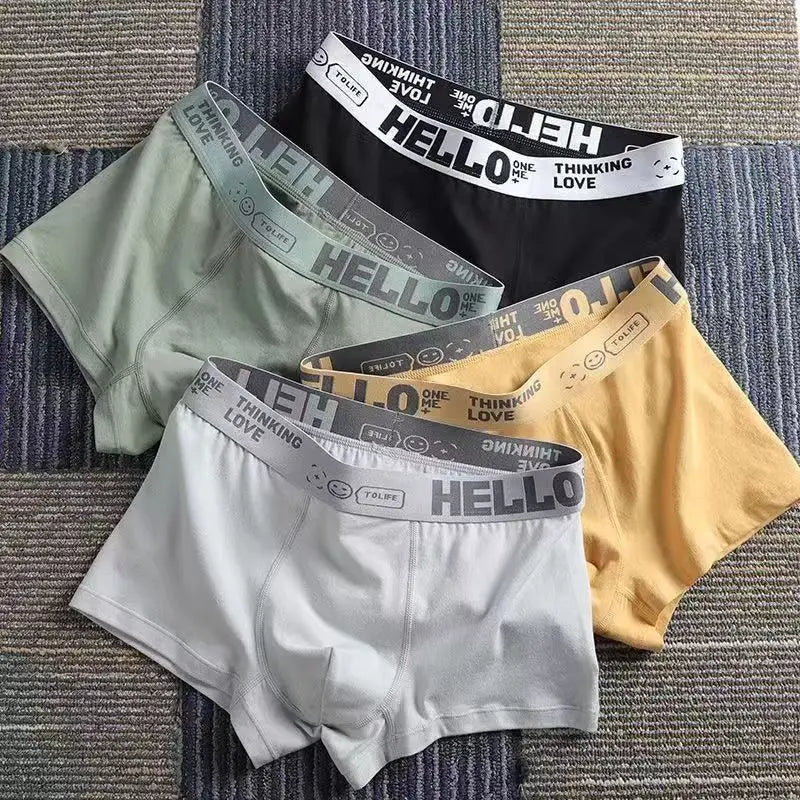 Neue sexy Baumwoll-Boxershorts für Herren