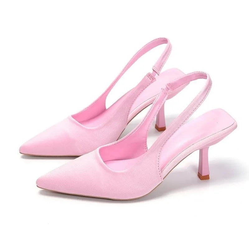 Summer new style back strap pin buckle women's shoes