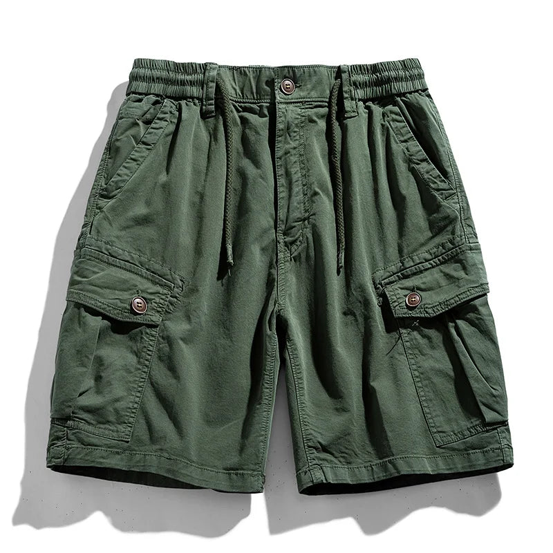 Summer Men Cargo Multi Pocket Shorts