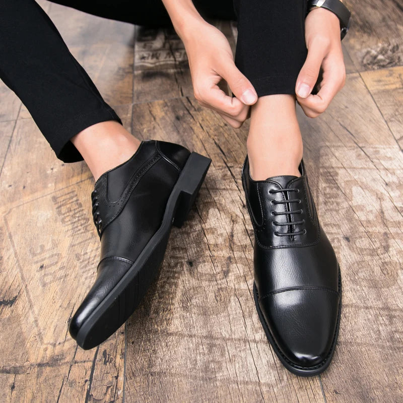 Herren Freizeit Derby Business Abendschuhe
