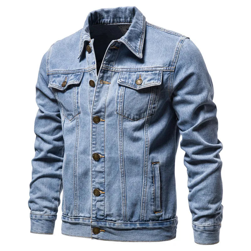New Spring Autumn Cotton Jeans Jacket