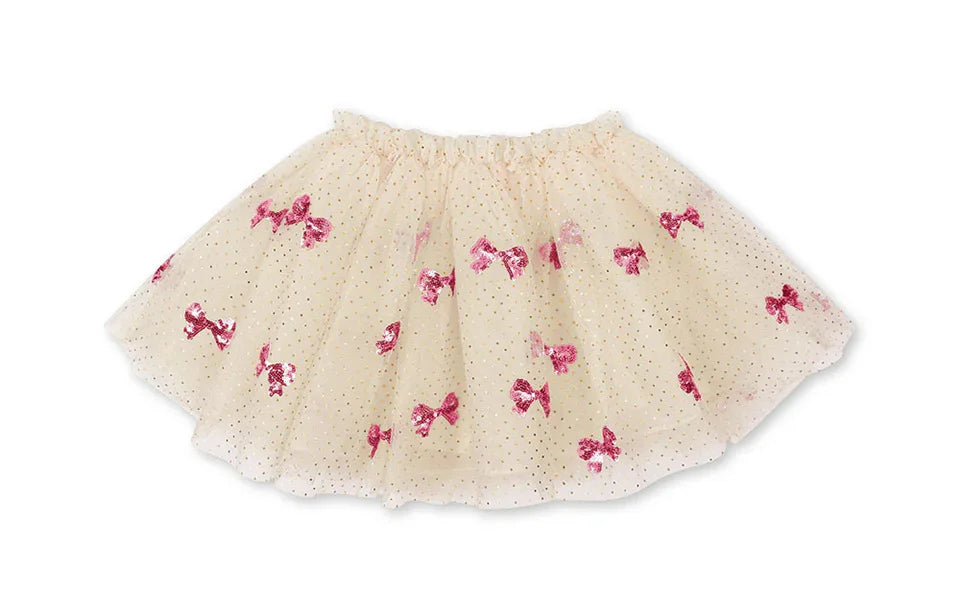 Bow KS Sequin Mesh Dress