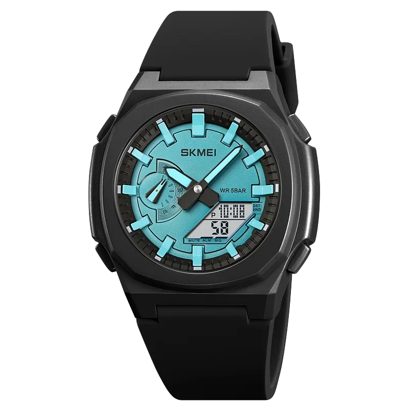Men Waterproof Military Countdown Chrono Digital Wristwatch