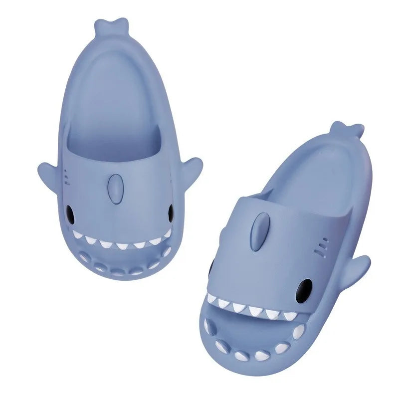 New Kids Shark Fashion Cartoon Slippers