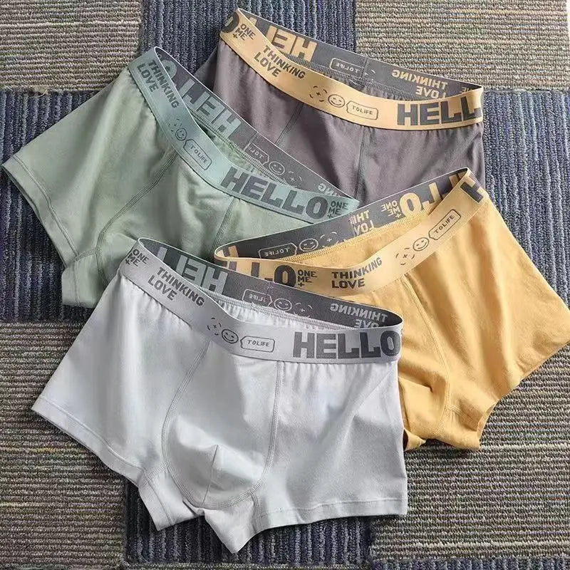 Neue sexy Baumwoll-Boxershorts für Herren