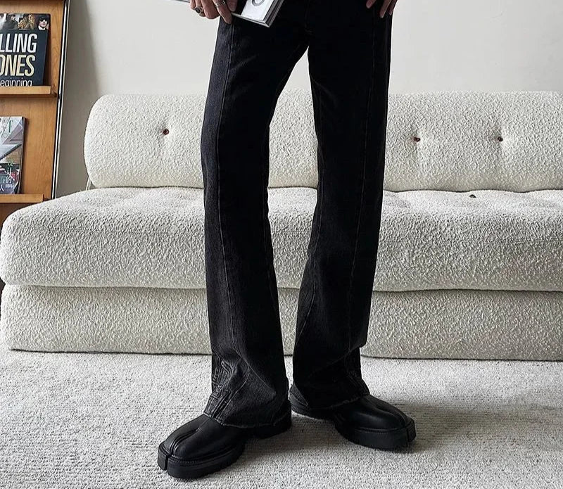 New classic leather split toe shoes