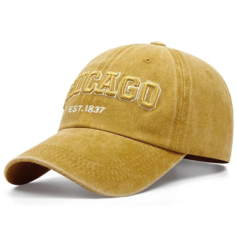 Baseballkappe mit neuem Buchstaben „CHICAGO“