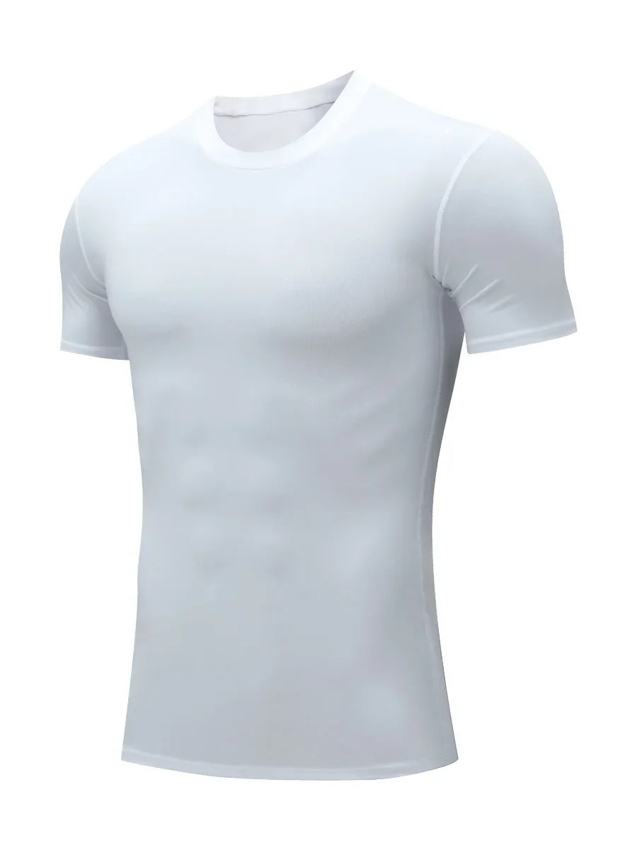 Kurzärmliges Sport-Fitness-T-Shirt für Herren