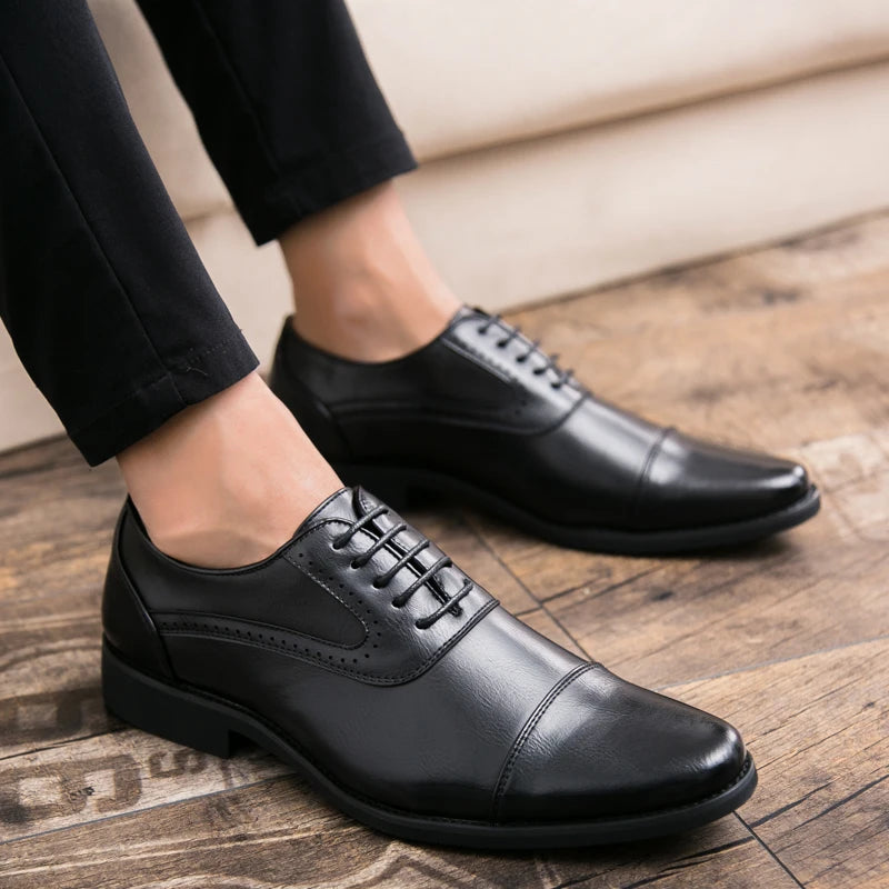 Herren Freizeit Derby Business Abendschuhe