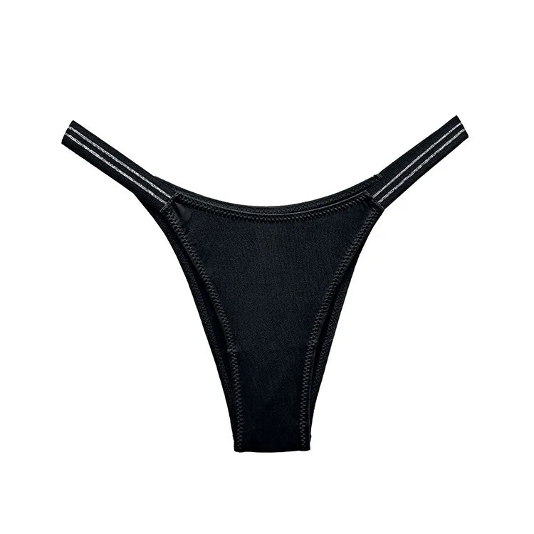 New Fitness exercise hip lift high fork bikini panties