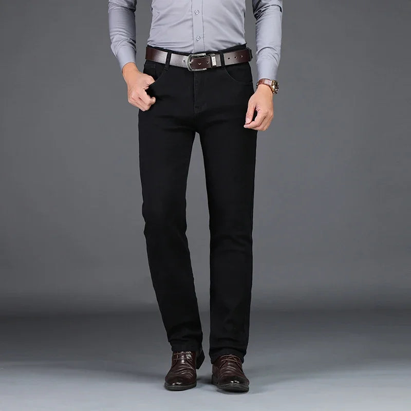 New Cotton Elastic Straight Trouser