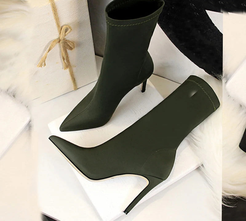 35-42 Autumn Winter Design Stiletto High Heels