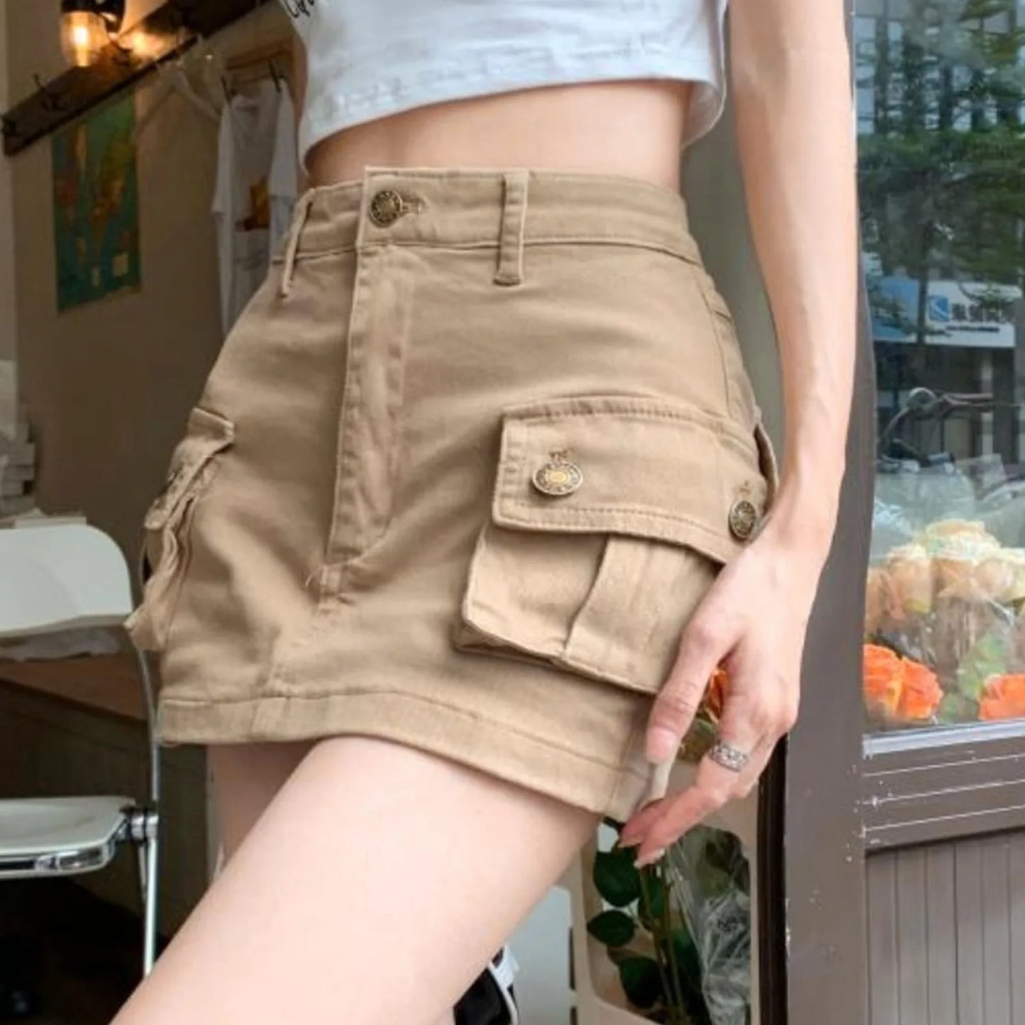Jean Skirt Women's Slip Denim Tooling Skirt