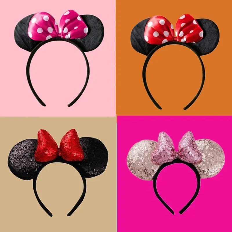 Girl Minnie Mouse Ears Headbands
