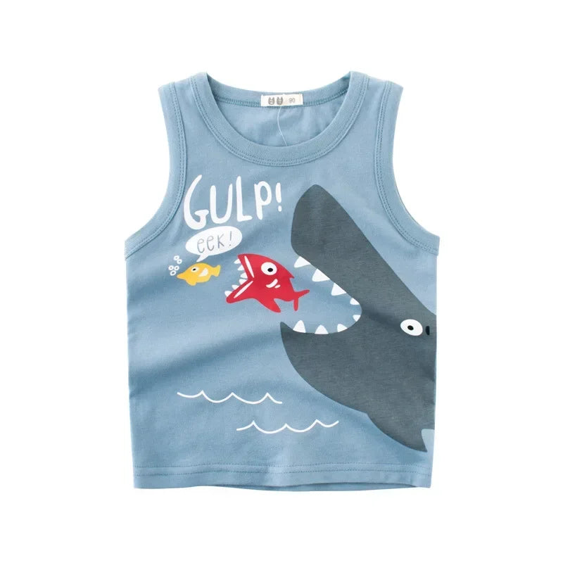 Summer Boy Cotton Sports Vest