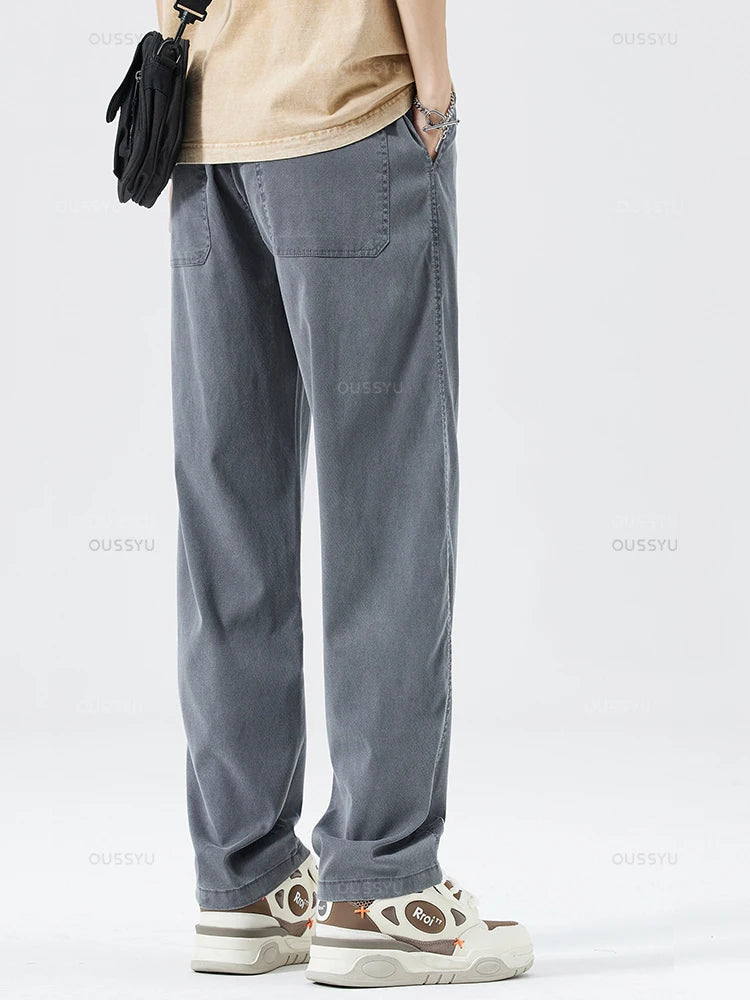 Sommerjeans aus ultradünnem, weichem Lyocell-Stoff für Herren
