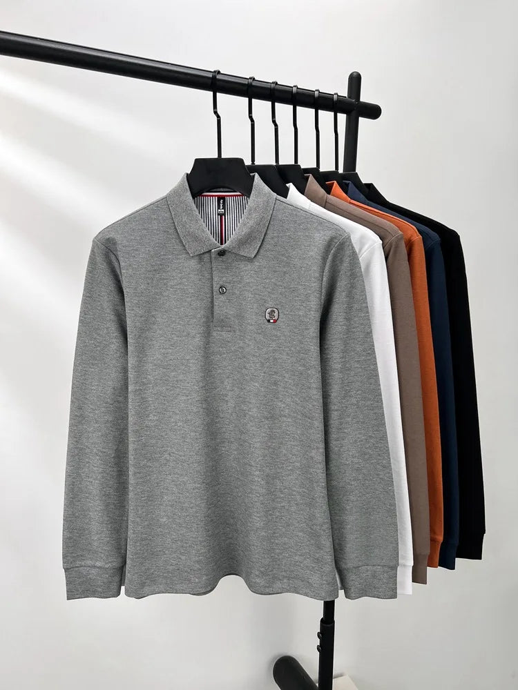 polo shirt men's long sleeved men's base shirt