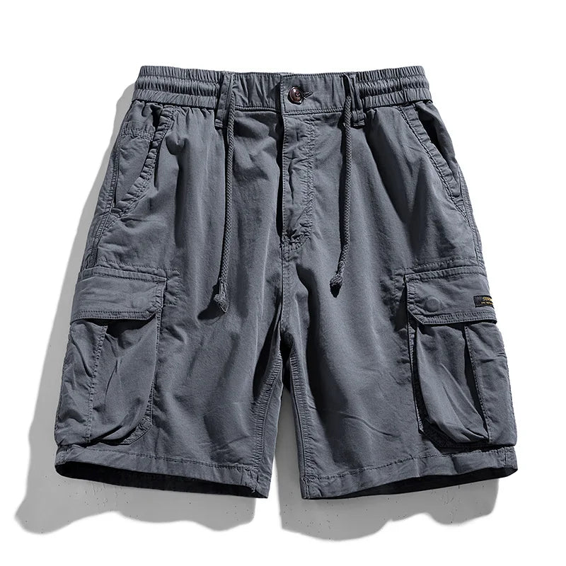 Summer Men Cargo Multi Pocket Shorts