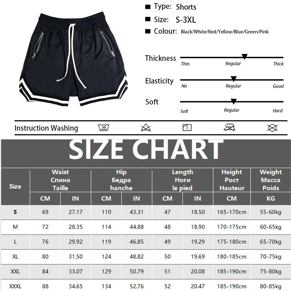 Summer New Men's Sports Fitness Shorts