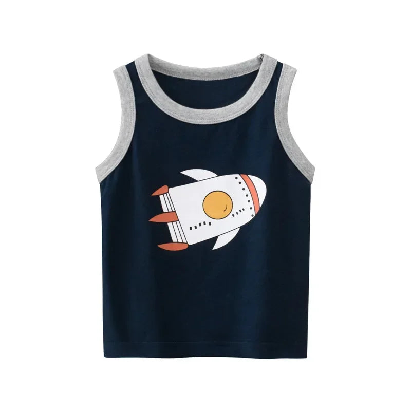 Summer Boy Cotton Sports Vest