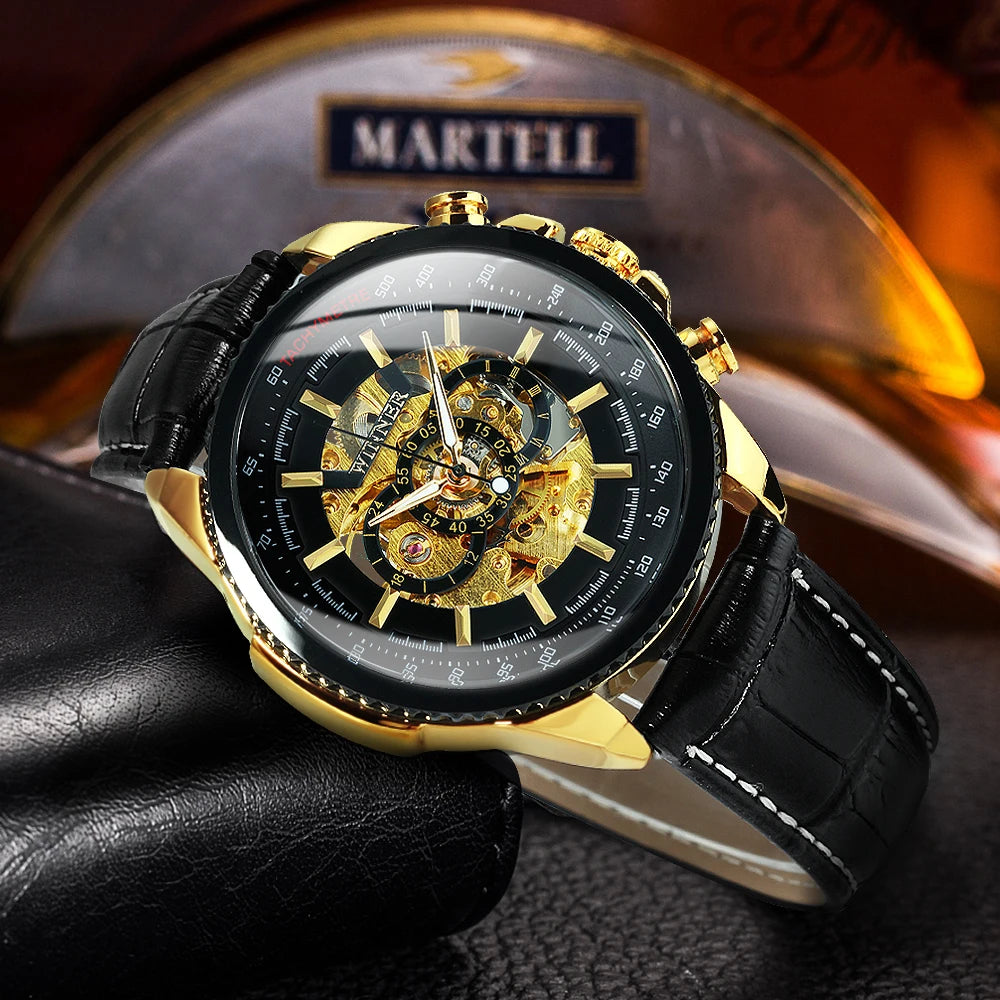 New Military Skeleton Automatic Watch