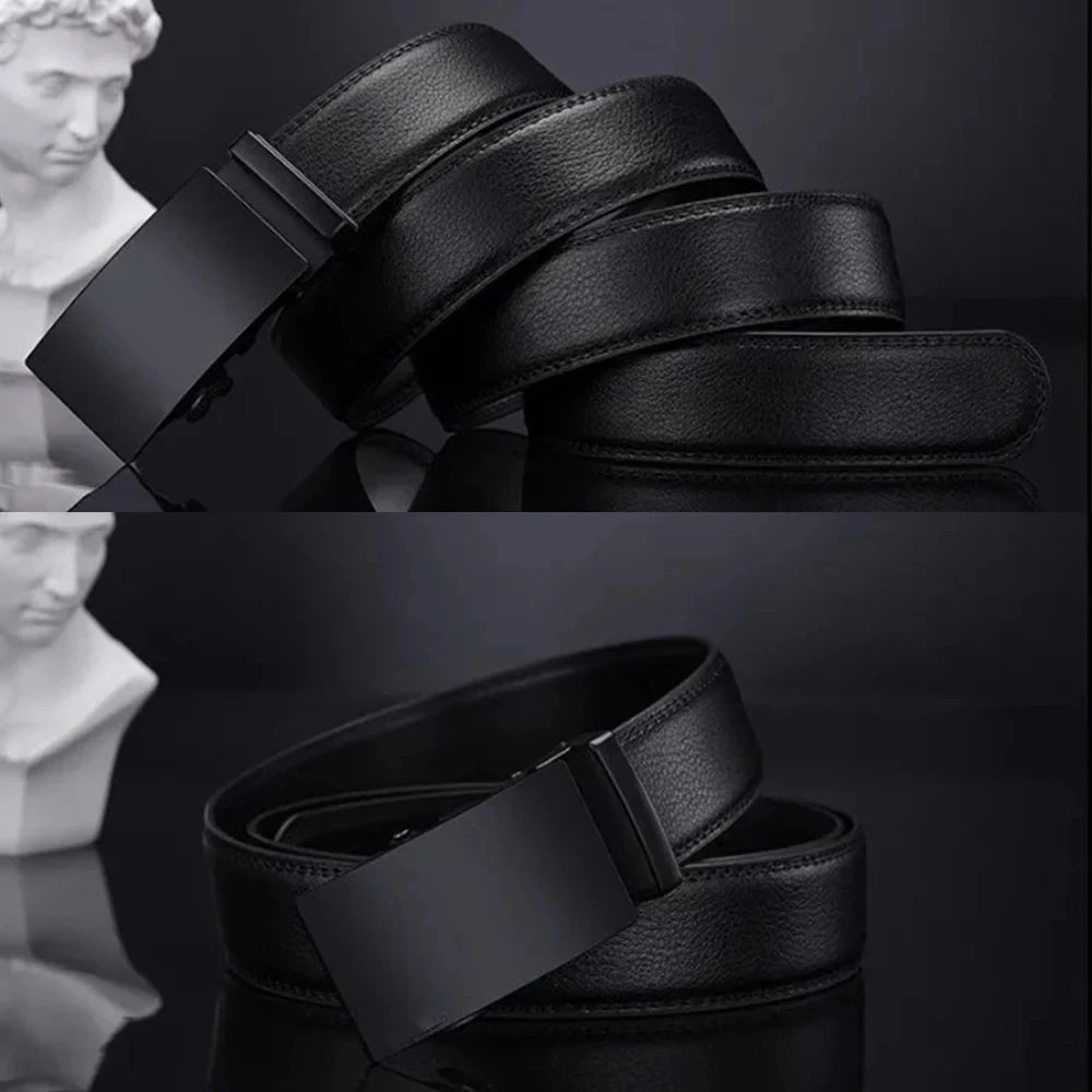 Men Automatic Buckle Famous Brand Business Belt