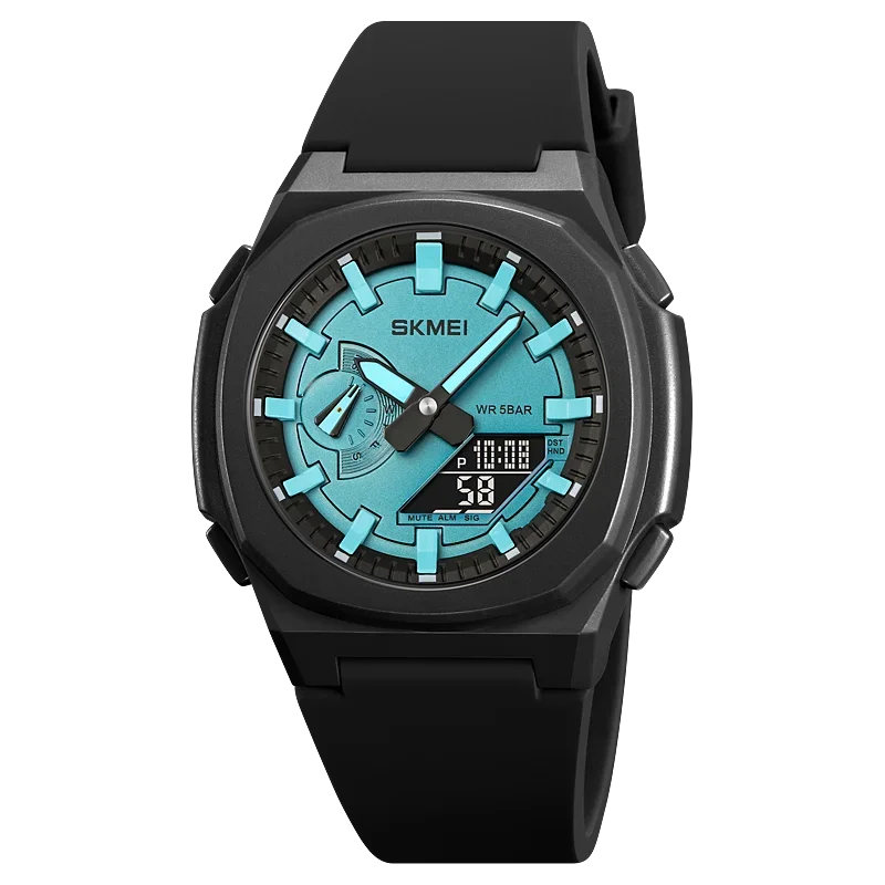 Men Waterproof Military Countdown Chrono Digital Wristwatch