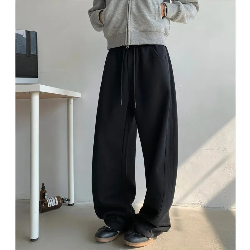 New Men's Tie-dye Fleece Casual Pants