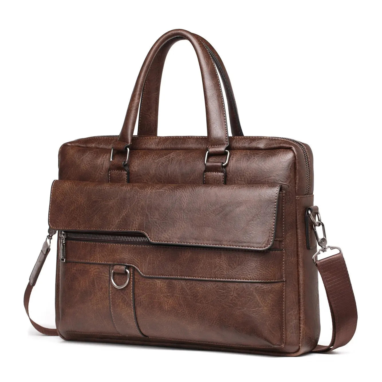 Hochwertige Business-Schulter-Messenger-Taschen aus PU-Leder