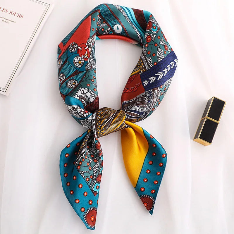 2025 Luxury Silk Shawl Square Scarf