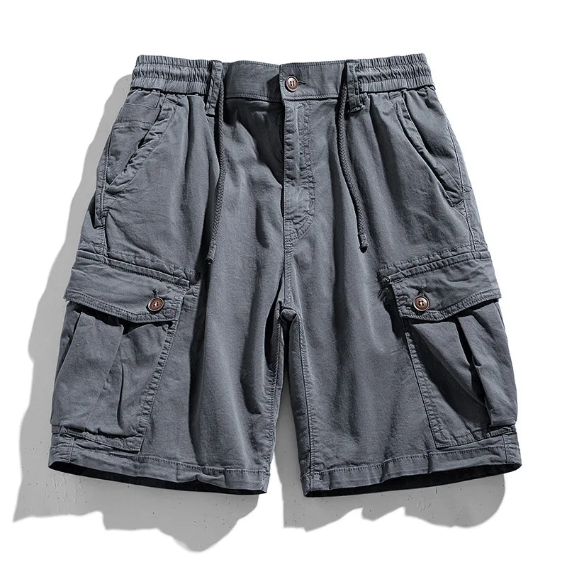Summer Men Cargo Multi Pocket Shorts