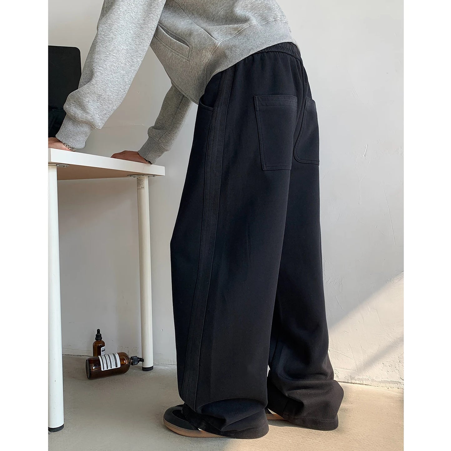 New Men's Tie-dye Fleece Casual Pants