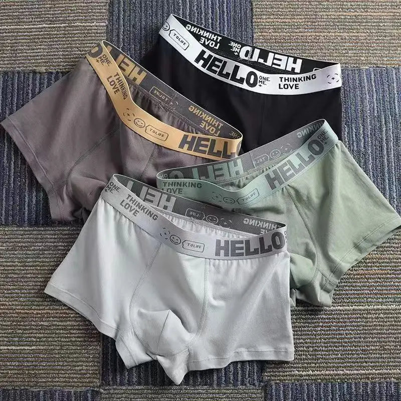 Neue sexy Baumwoll-Boxershorts für Herren