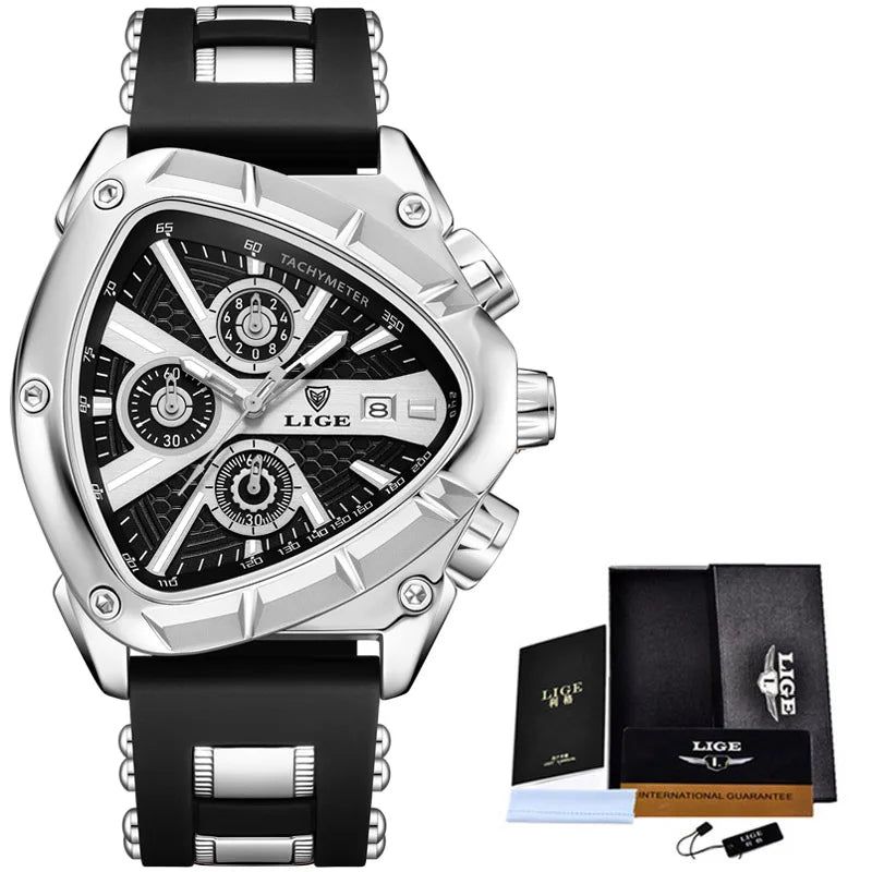 Neue modische Militär-Silikonuhr