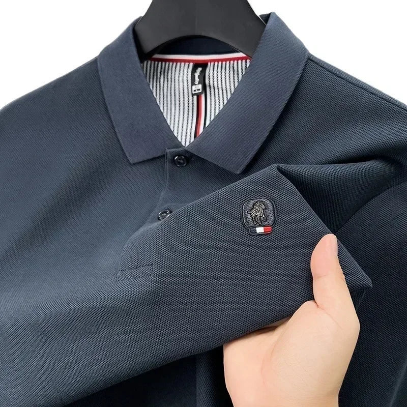 polo shirt men's long sleeved men's base shirt